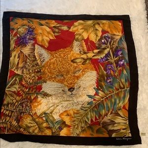 Authentic Ferragamo Chiffon scarf.